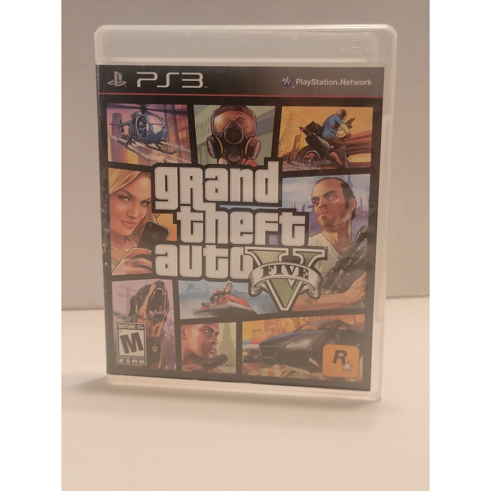 Grand Theft Auto 5 PS3 Playstation Game Multiplayer Playstation Network GTA V